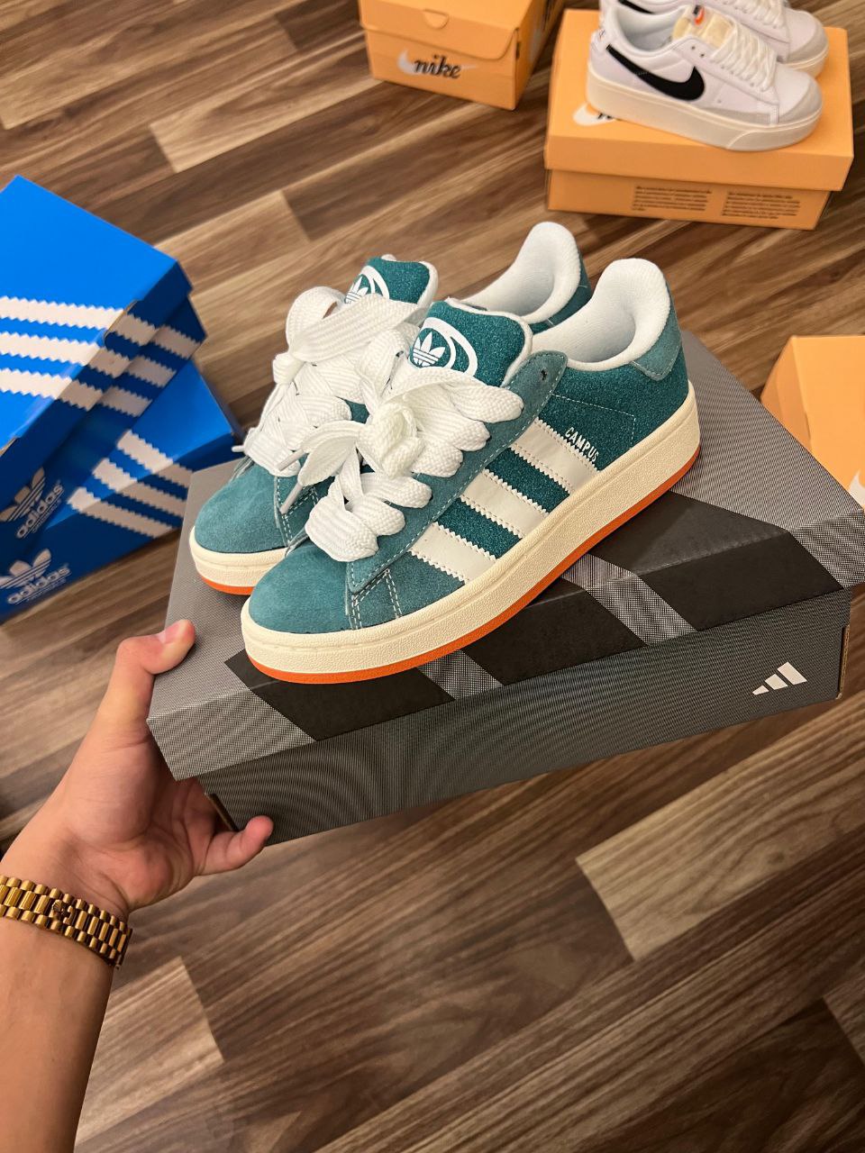 First Copy Adidas Campus Green Edition