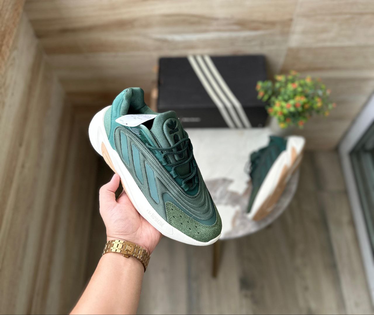 First Copy Adidas Ozelia (Green)